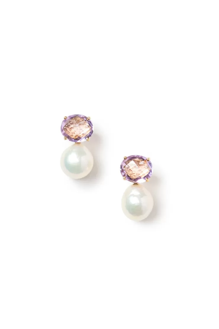 Teri Jon Pearl Drop Earrings