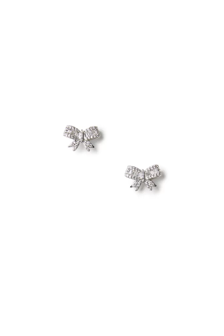 Teri Jon Bow Stud Earrings