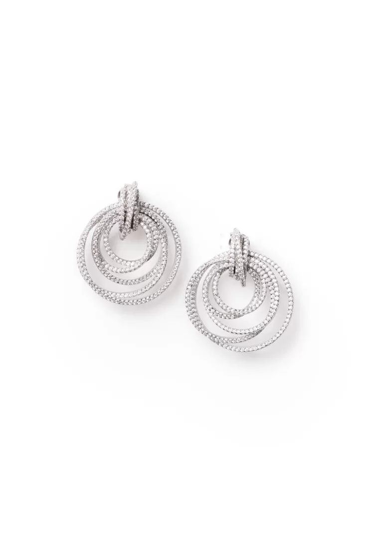 Teri Jon Circular Hoop Earrings