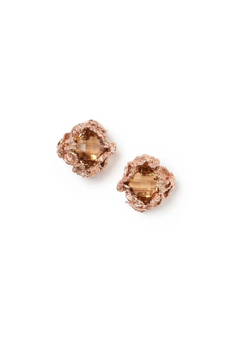 Teri Jon Encrusted Stud Earrings