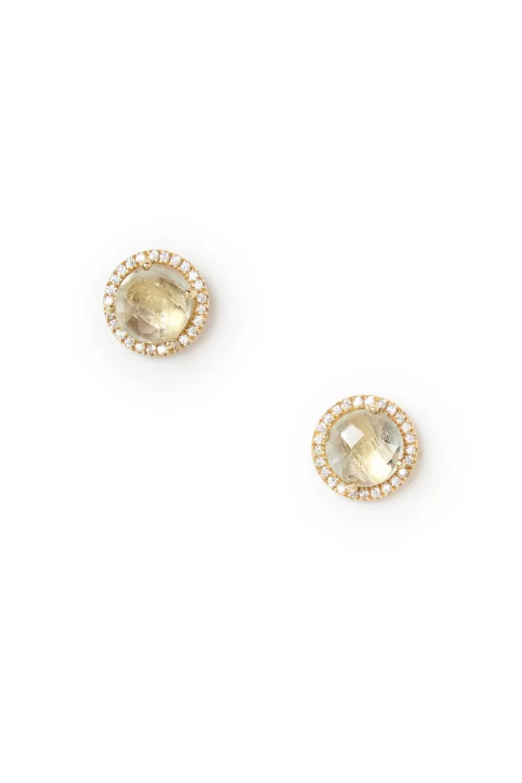Teri Jon Halo Crystal Earrings