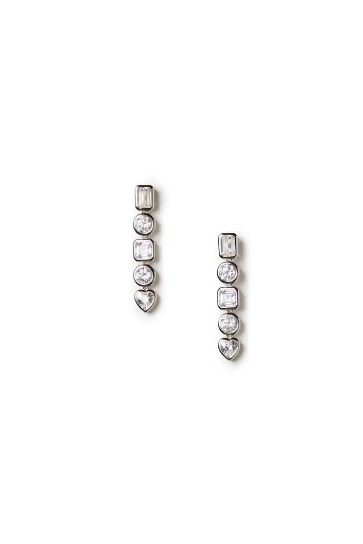 Teri Jon Mixed Shape Drop Earrings