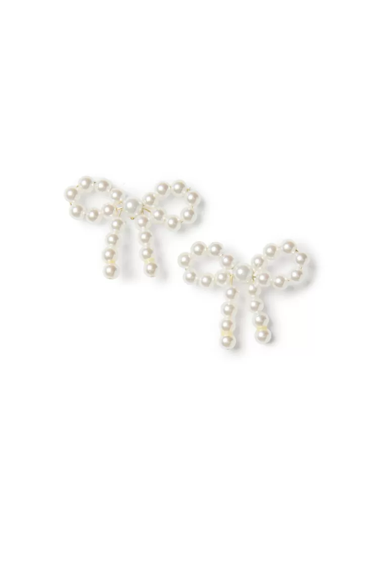 Teri Jon Bow Stud Earrings