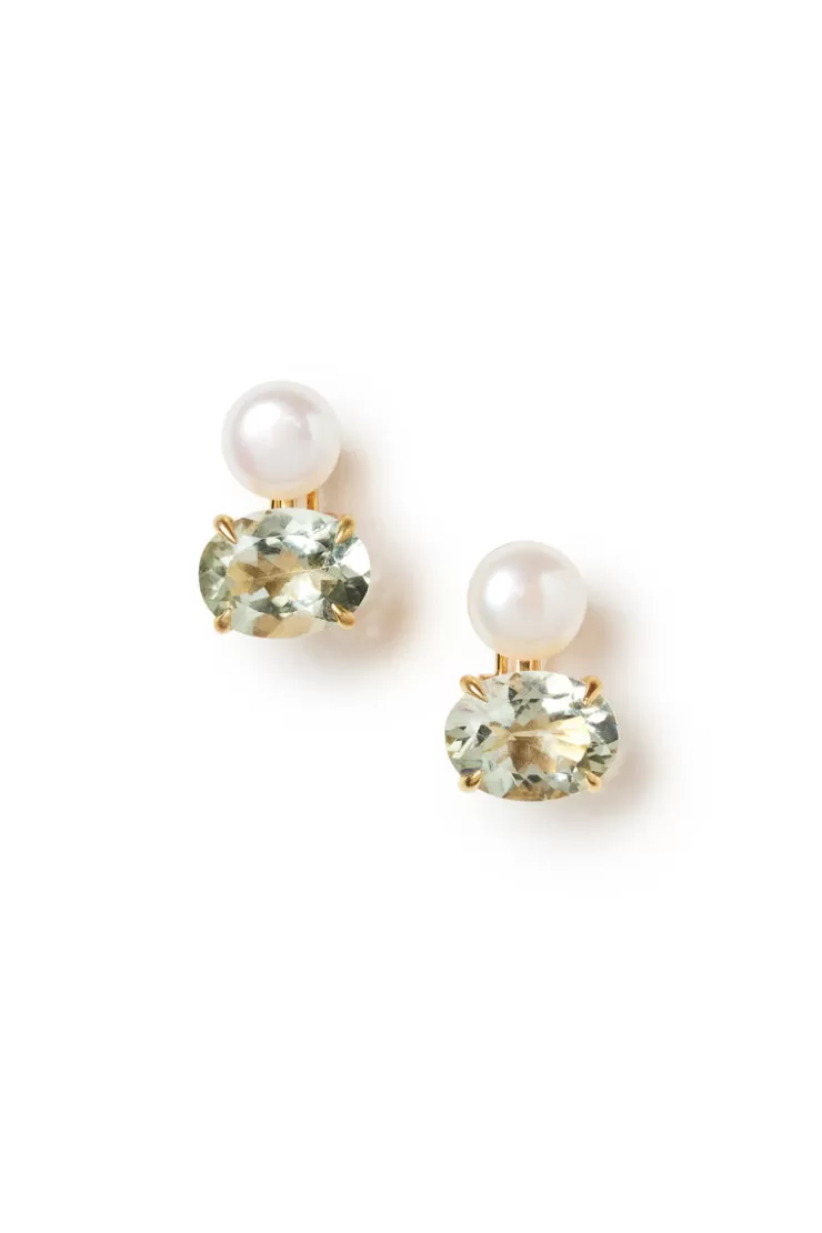 Teri Jon Pearl Earrings