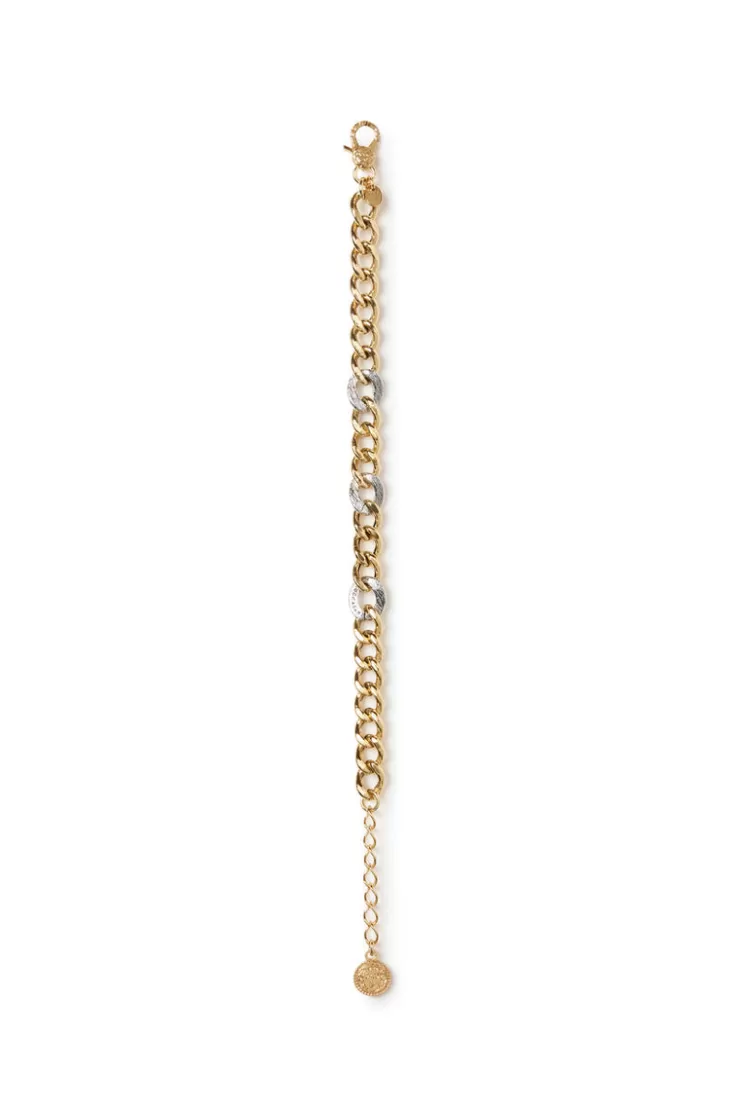 Teri Jon Shiny Gold-Tone Bracelet