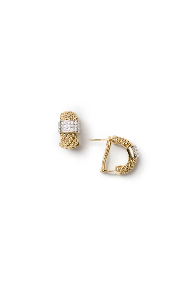 Teri Jon Woven Textured Earrings