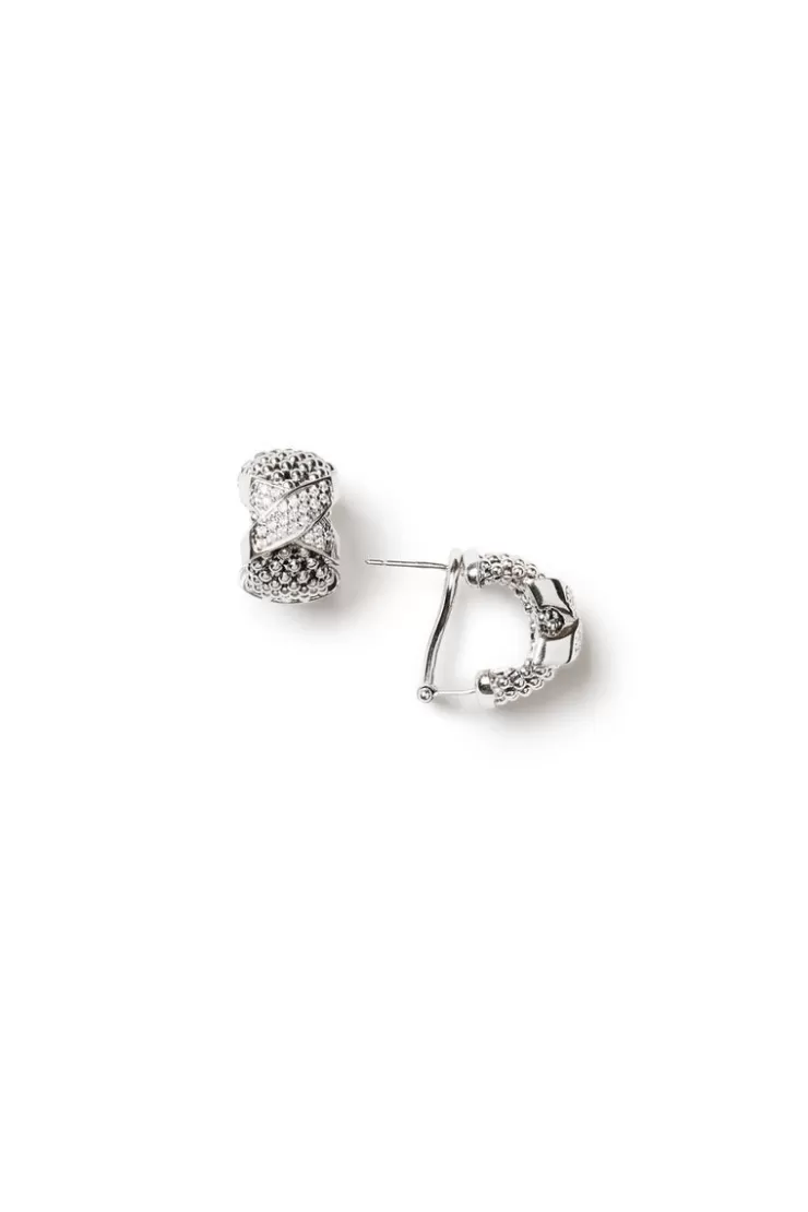 Teri Jon Woven Textured Earrings